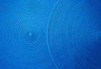 Curves and circles texture in blue