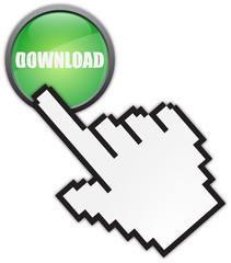 download cursor button