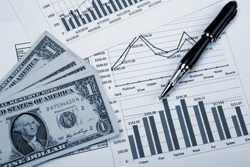 financial charts and graphs