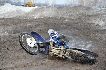 Foto op Canvas Samara motorsports mx rider turning falls © VVKSAM