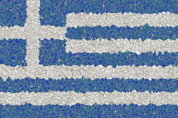 Fototapeta na wymiar greece mosaic