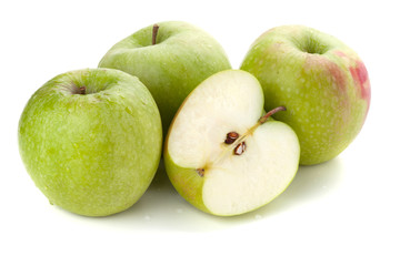 Three and half ripe apples