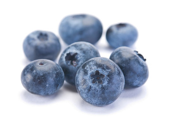 Blueberry berry closeup