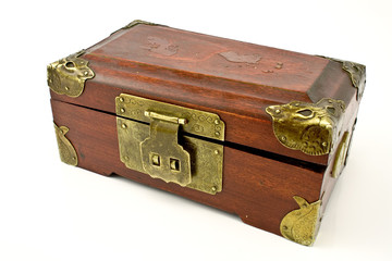 Antique wooden chest