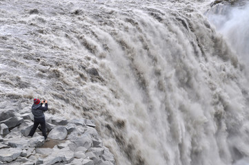 Obraz premium Wasserfall