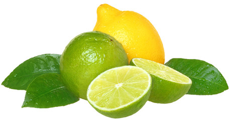 Lime and lemon.