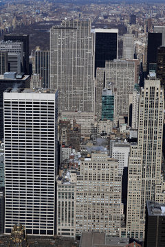 New york buildings in midtown