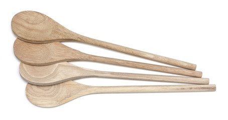 Overlapping Wooden Spoons