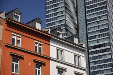 Fototapeta na wymiar Gebäude in Frankfurt
