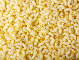 Yellow macaroni, vermicelli food background