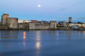 King John castle at night - Limerick