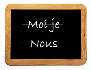 Obraz premium moi je, nous