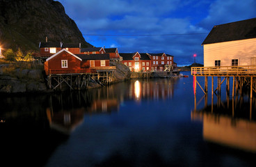 Villaggio alle Isole Lofoten - Norvegia