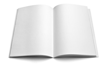 white blank notebook template