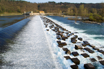 Pietre nel fiume Ticino