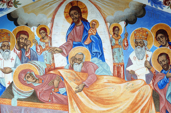Sacred image in bulgarian orthodox church