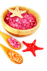 Bath aromatic salt and sea stars