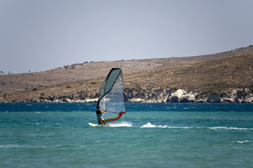 Naklejka premium Windsurfing