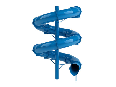 Blue Waterslide