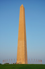 Obraz premium Washington Monument in the center of Washington DC, USA