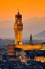 Florenz Palazzo Vecchio Abend 04