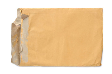 Brown old envelope