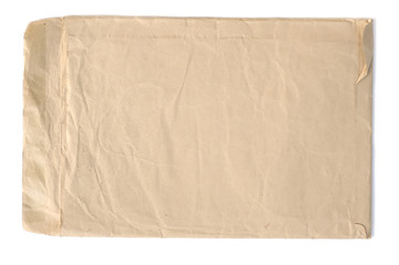 Brown old envelope