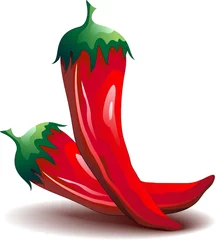 Papier Peint photo autocollant Dessiner Red Hot Chili Pepper-Vecteur