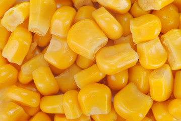 Sweet  marinated whole kernel corn  as  background