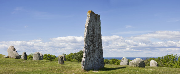 steinformation bei gettlinge in schweden auf &ouml;land