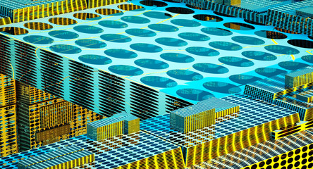 Fototapeta premium Hi-tech background