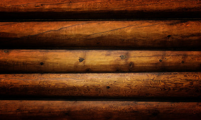 Grunge wooden logs