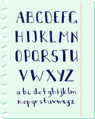 Pen alphabet