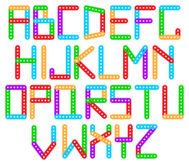 Color designer alphabet