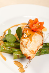 chicken with asparagus