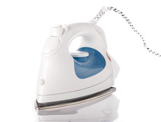 Steam iron isolated on a white background