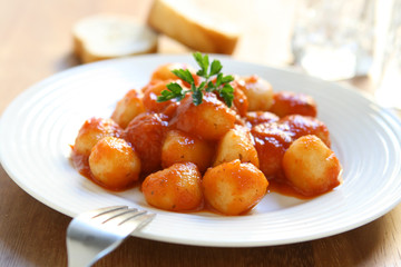 Gnocchi with Tomato Sauce