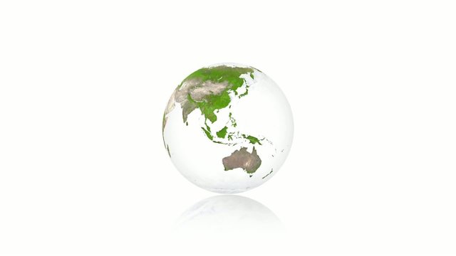 Globe blanc