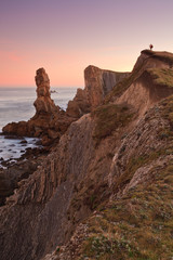 Amazing seascape sunrise