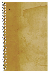 illustration of the old note pad