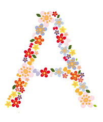 A letter from the flowers and butterflies