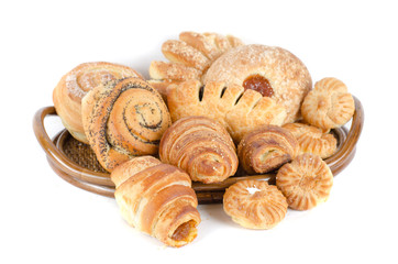 Bakery foodstuffs set