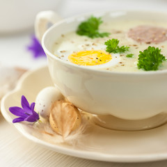 Barszcz Biały. Polish Easter Soup