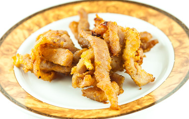 Fried pork