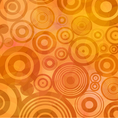 Fototapeta premium Retro circles background vector