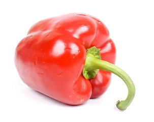 Isolated red bellpepper