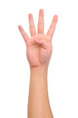 Human hand sign