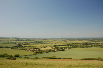 Fototapeta premium Rolling English countryside