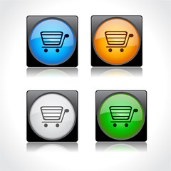 Buttons for web. Vector.