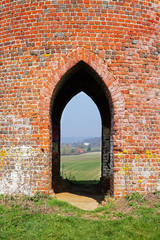 Looking through the Arch of an English Folly